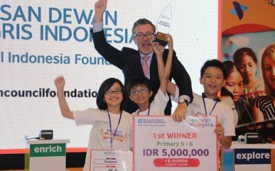 First Winner of Surabaya English First Olympics (by British Council Indonesia Foundation)